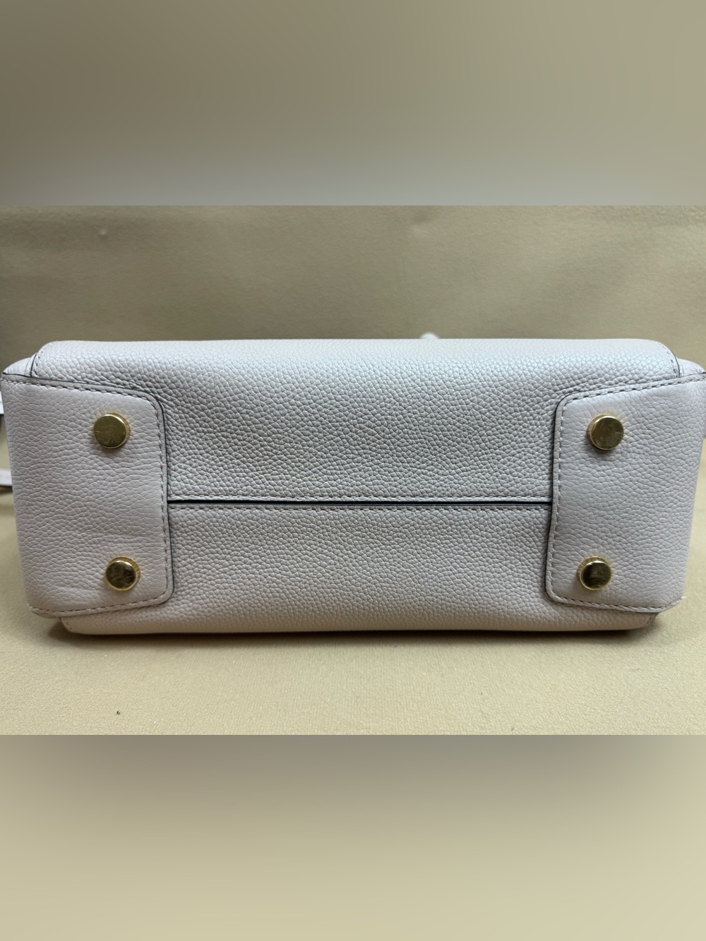 Michael Kors Pebbled Leather Satchel in White - Picture 9 of 16